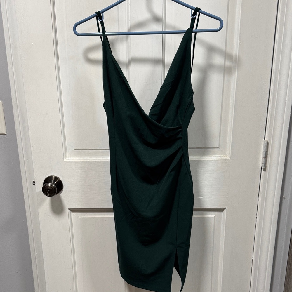 Hello Molly Deep Green Dress “Quiet Dancer”